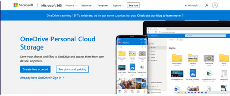 Microsoft OneDrive screenshot