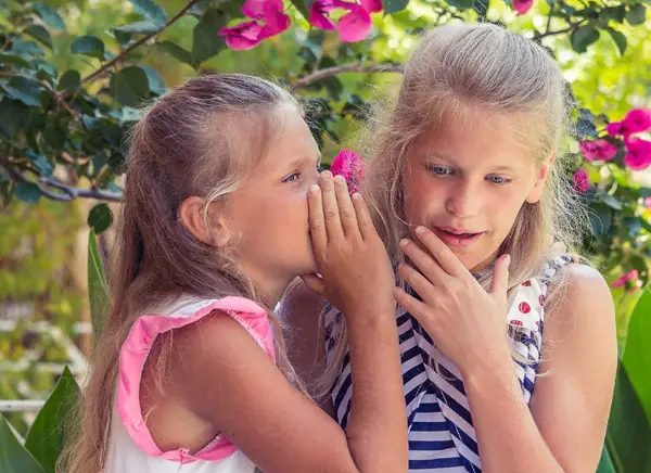 Photo of kids talking
