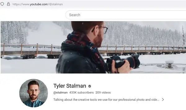 Tyler Stalman youtube channel