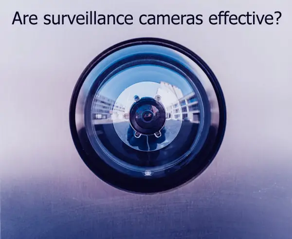 Standing in front of a surveillance camera