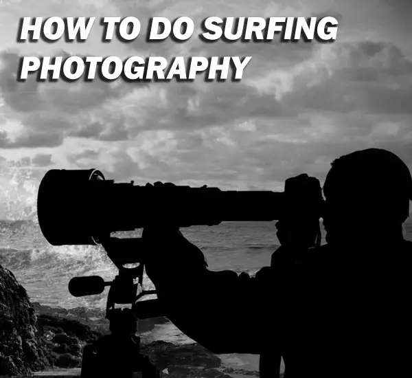 Man photographing surfers